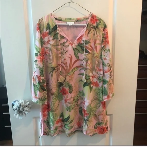 J. Jill Tropical Floral Top - Picture 4 of 16